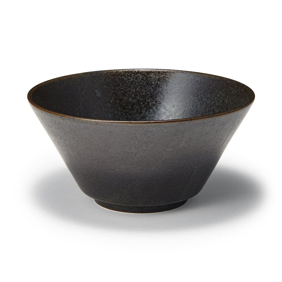 Muji Black Glaze Bowl from Gifu Prefecture