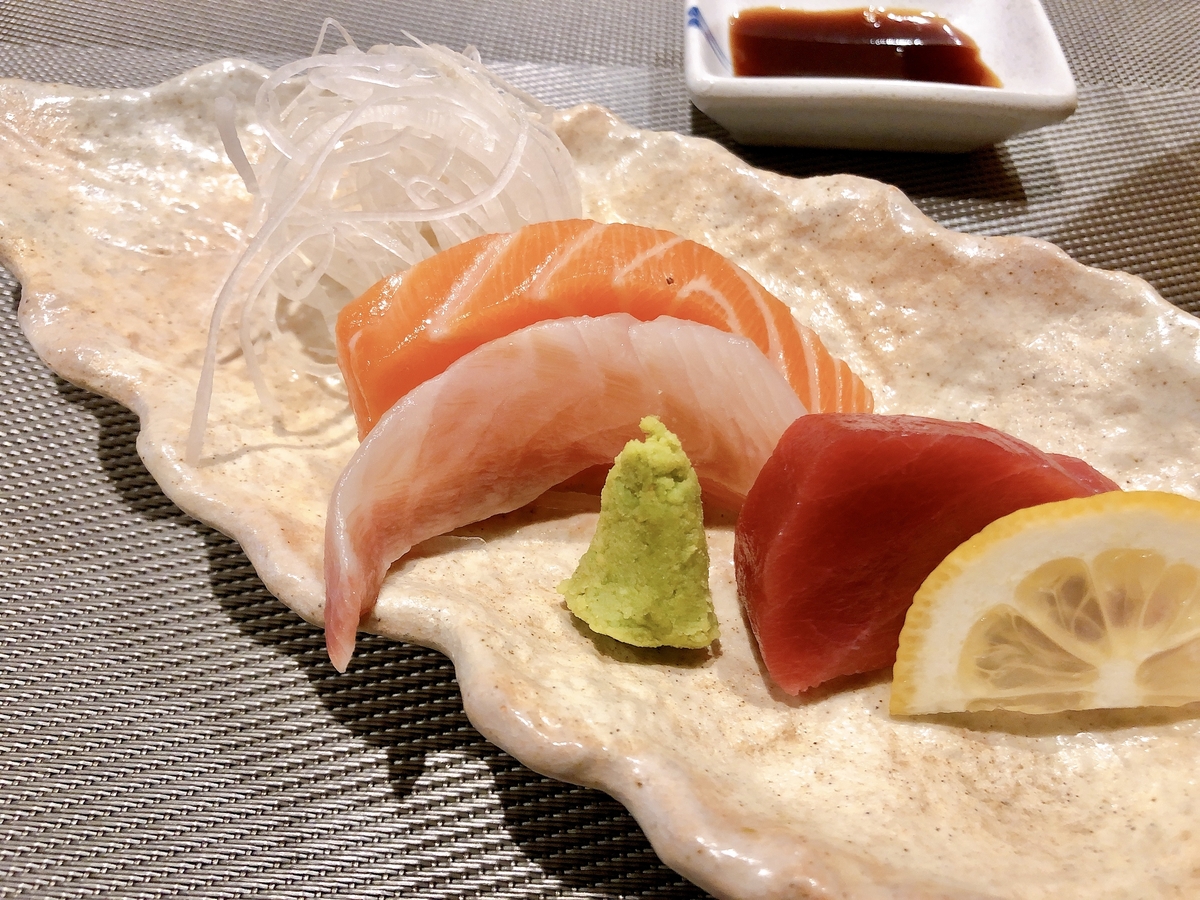 Cocoro Sashimi Salmon Tuna Sea Bream