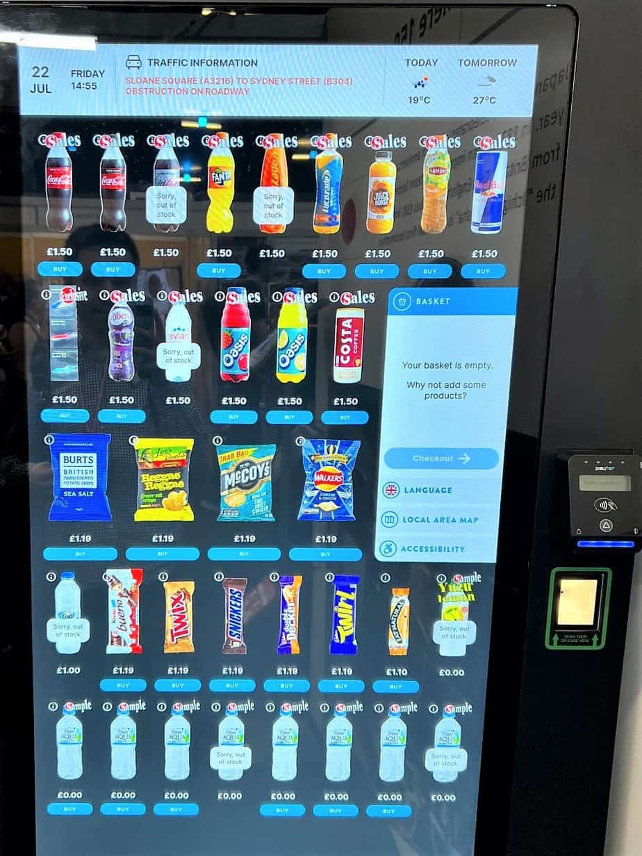 R East Vending Machine