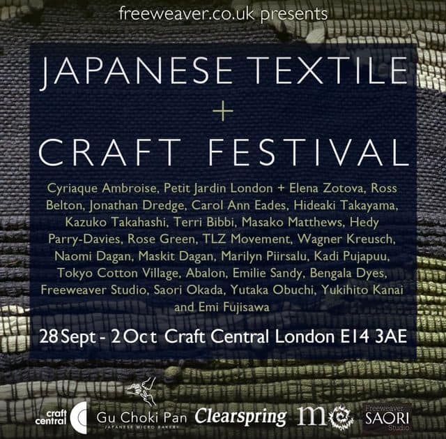 Japanese Textile and Craft Festival Participant List