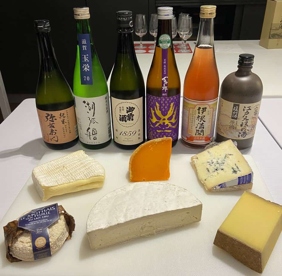 Sake and Cheese Pairing