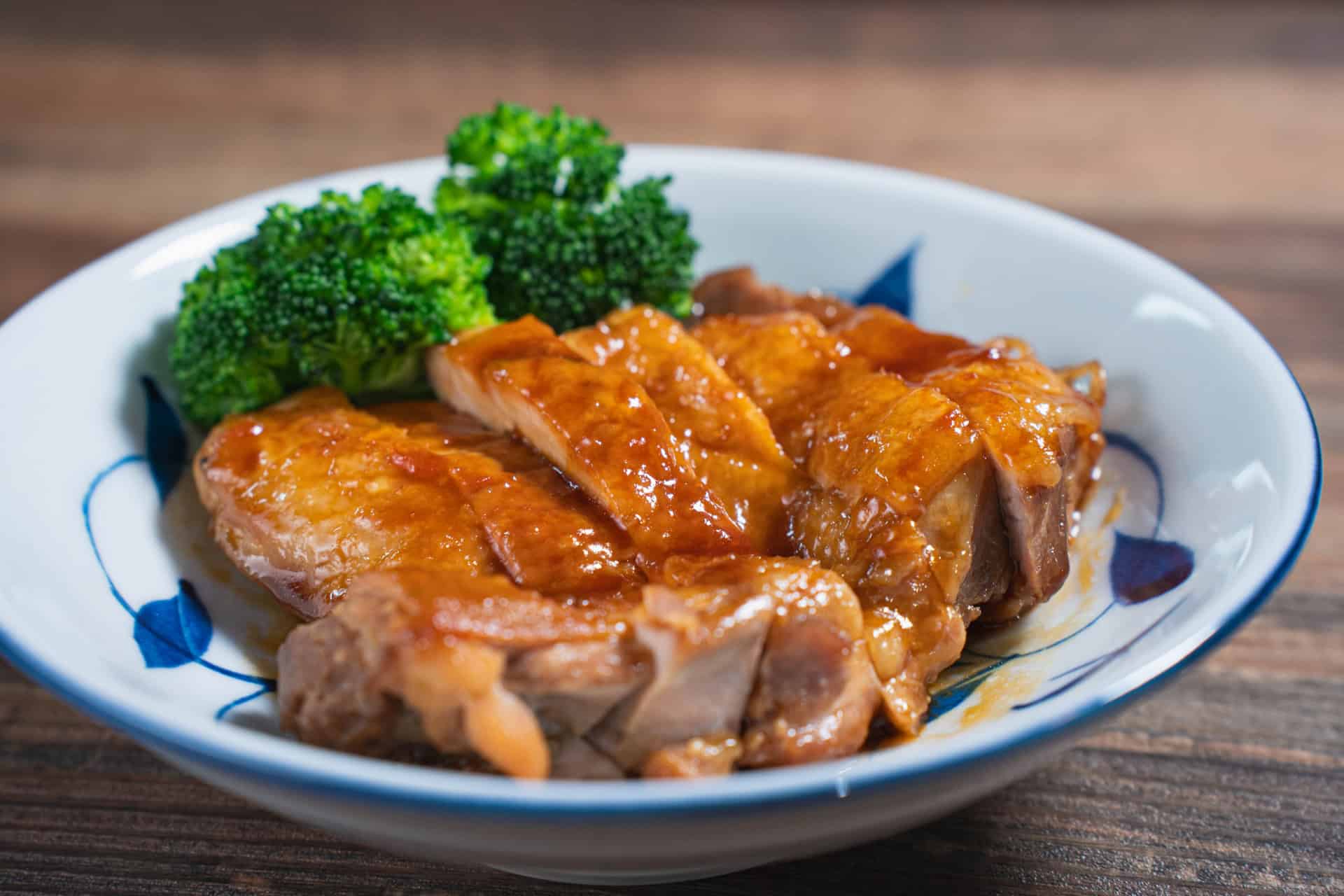 Teriyaki Chicken, pan-fried chicken glazed with a signature sweet and savoury teriyaki sauce
